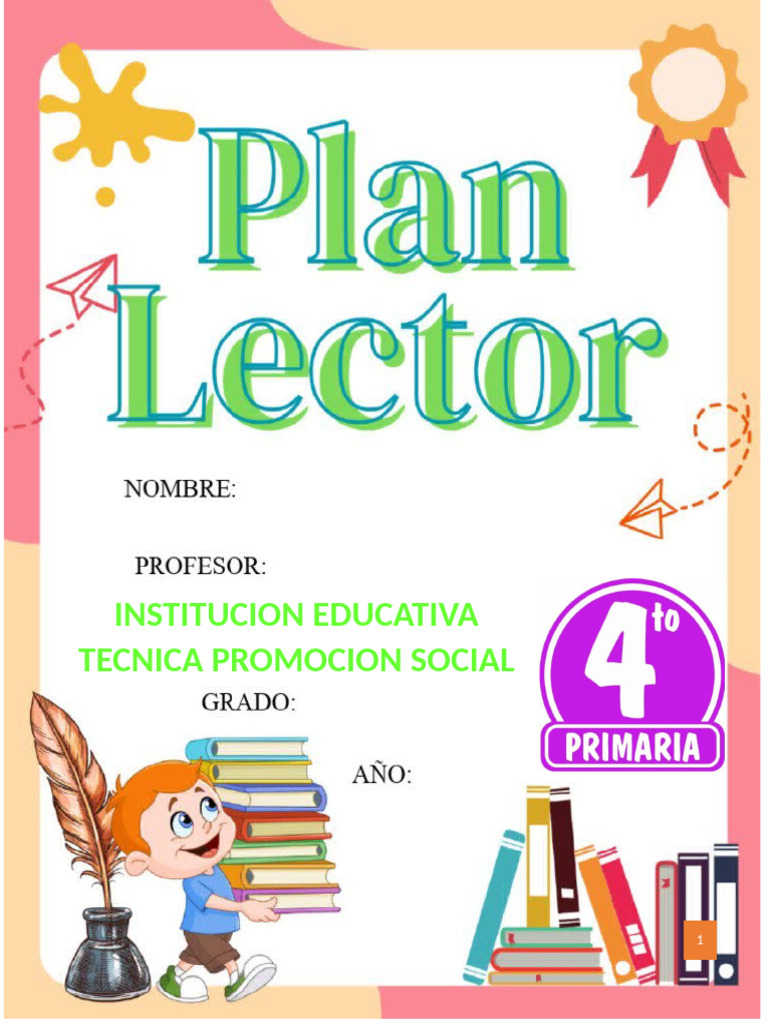 Plan Lector Grado Cuarto 2025 | PDF | Hansel y Gretel | Caperucita Roja