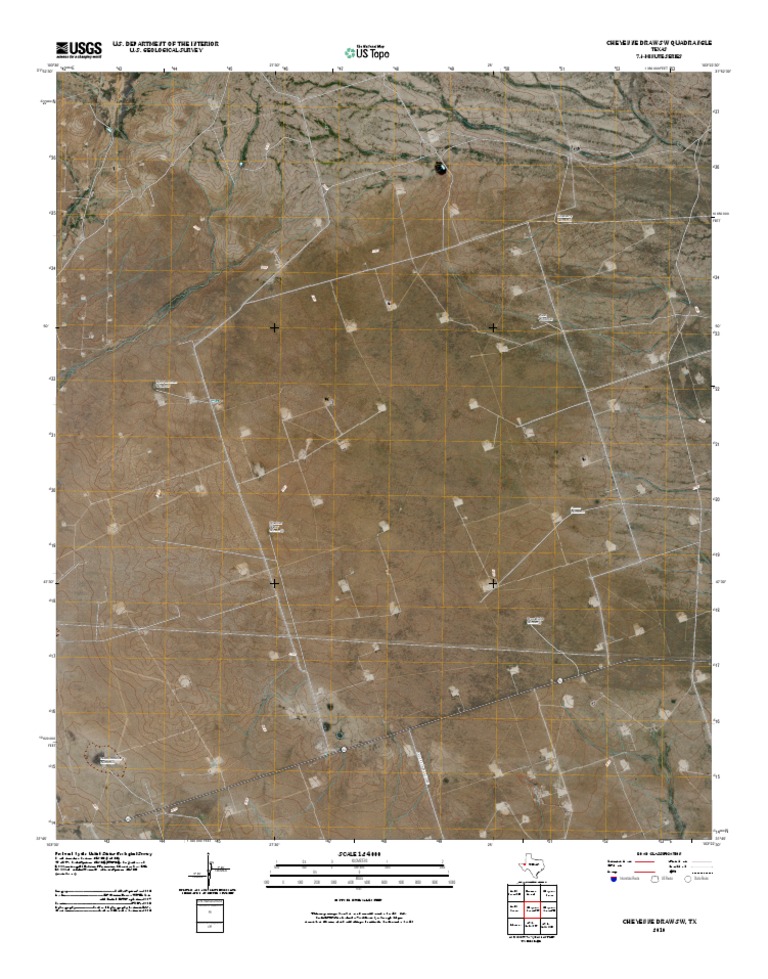 Topographic Map of Cheyenne Draw SW | PDF