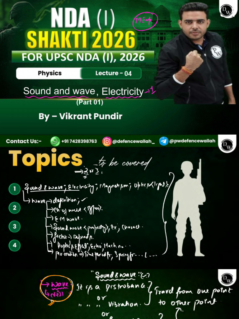 Physics 04 Class Notes - Pdfby Kanishk Nda 1 2026 | PDF