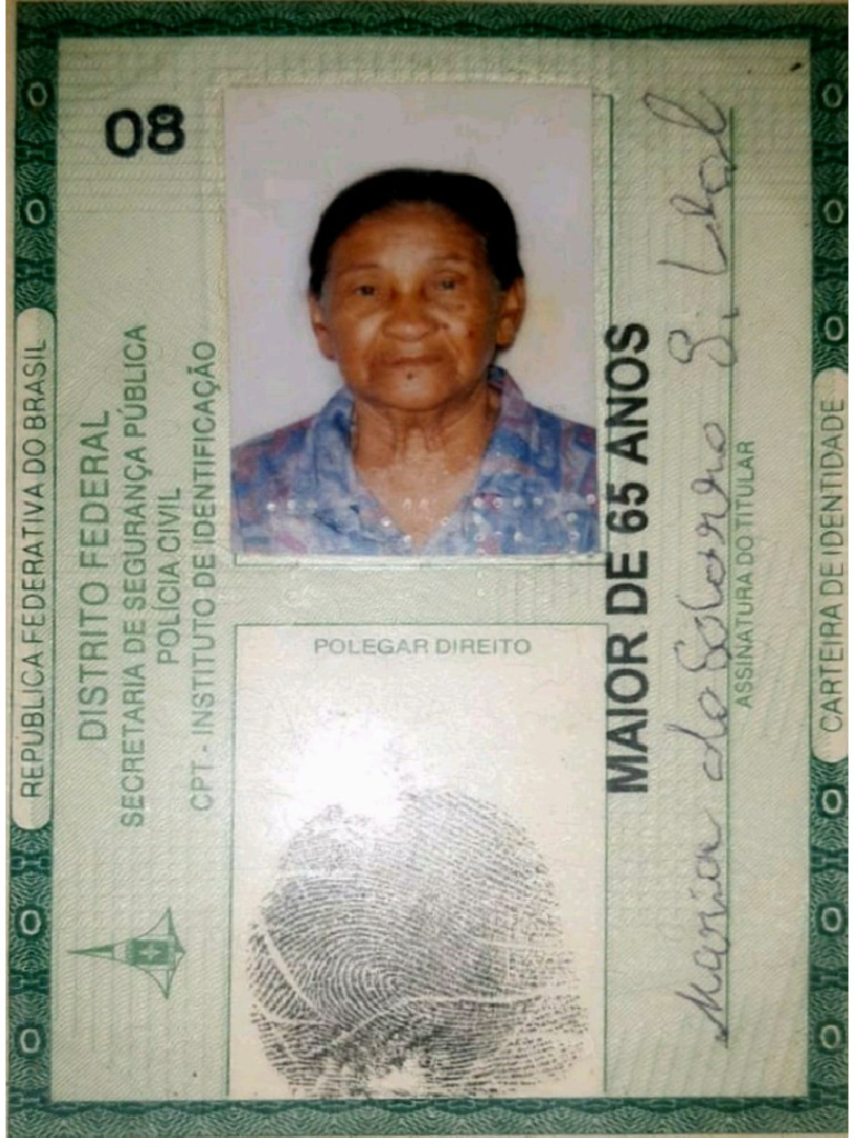 RG Maria Do Socorro Silva Leal | PDF
