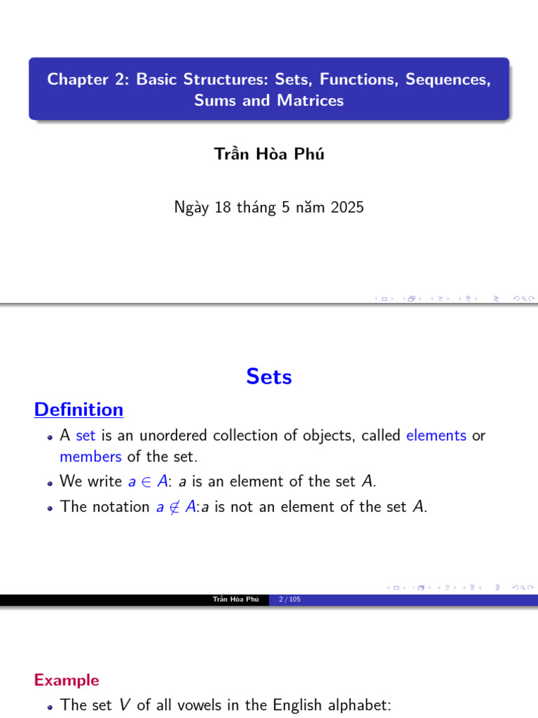 MAD Chapter2 | PDF | Summation | Sequence