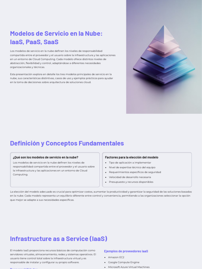 Material Apoyo 1 | PDF | Computación en la nube | Software como servicio