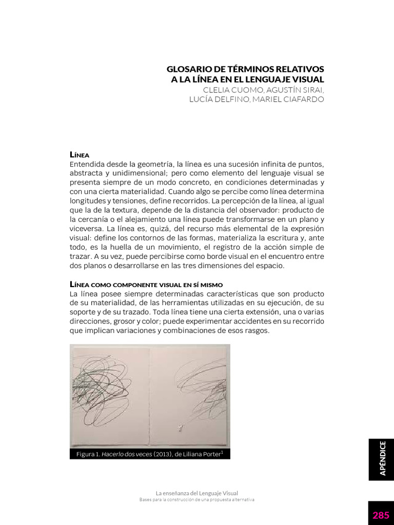 Apunte Sobre La Línea | PDF