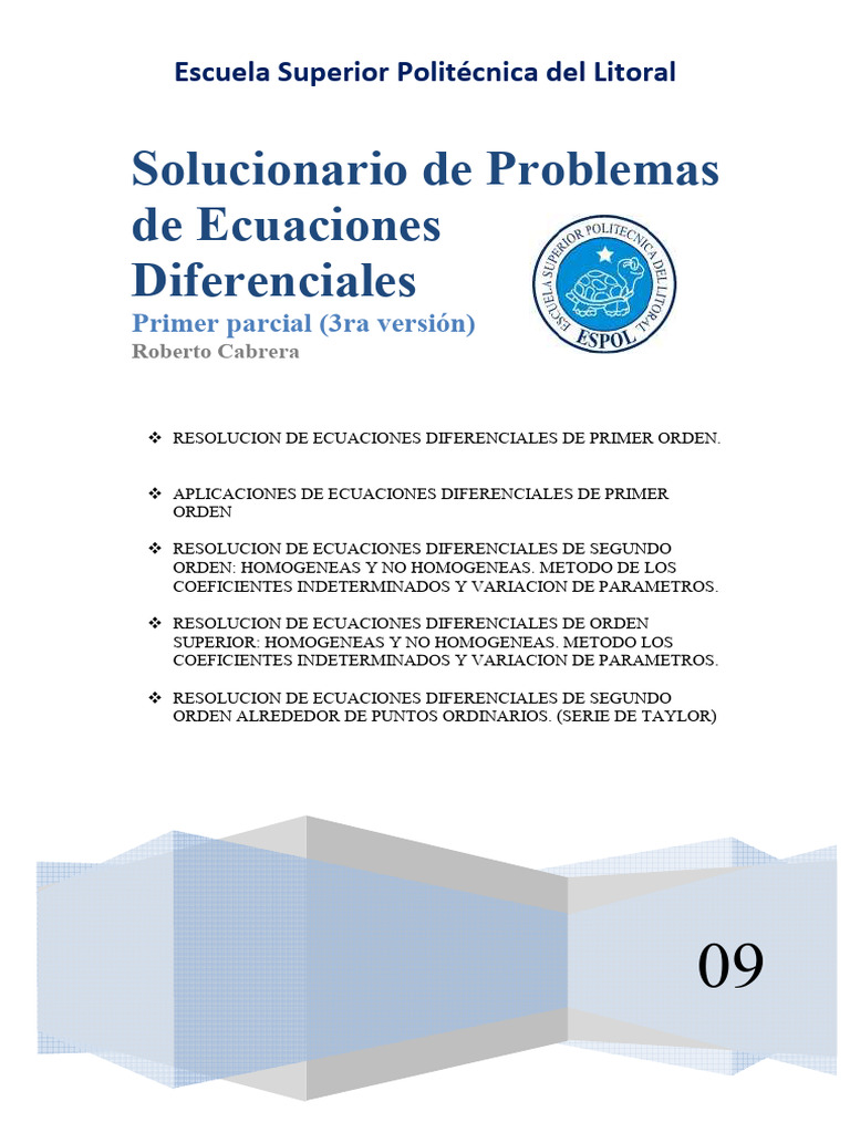 Ecuaciones Diferenciales | PDF | Ecuaciones | Ecuaciones diferenciales