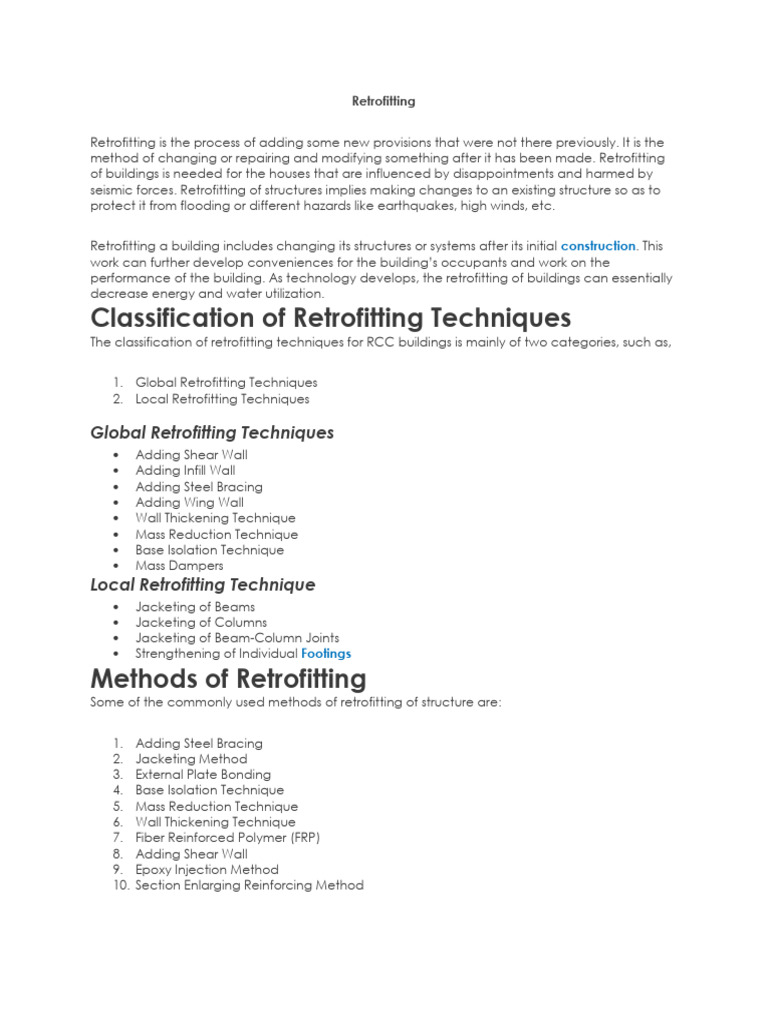 Retrofitting | PDF | Reinforced Concrete | Fibre Reinforced Plastic