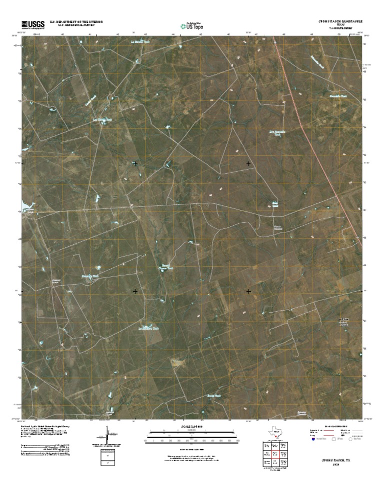Topographic Map of Spohn Ranch | PDF | Home & Garden | Science ...