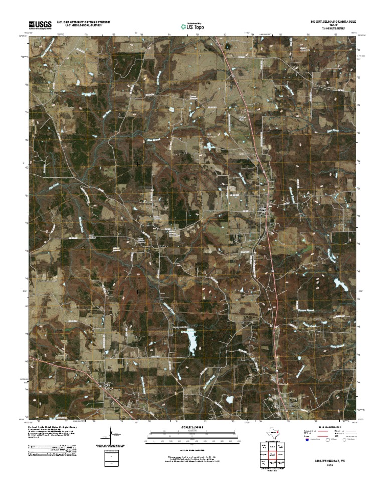 Mount Selman, Texas Map Overview | PDF | United States Geological ...
