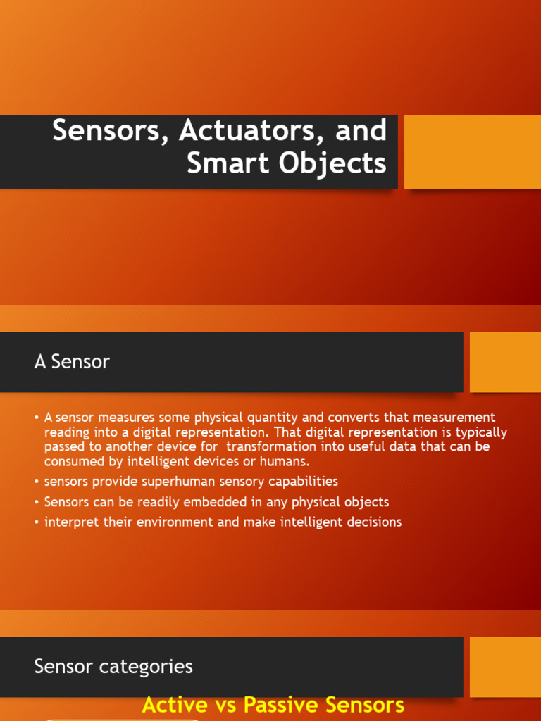 Sensors, Actuators, and Smart Objects-Capsule-2 | PDF | Actuator ...