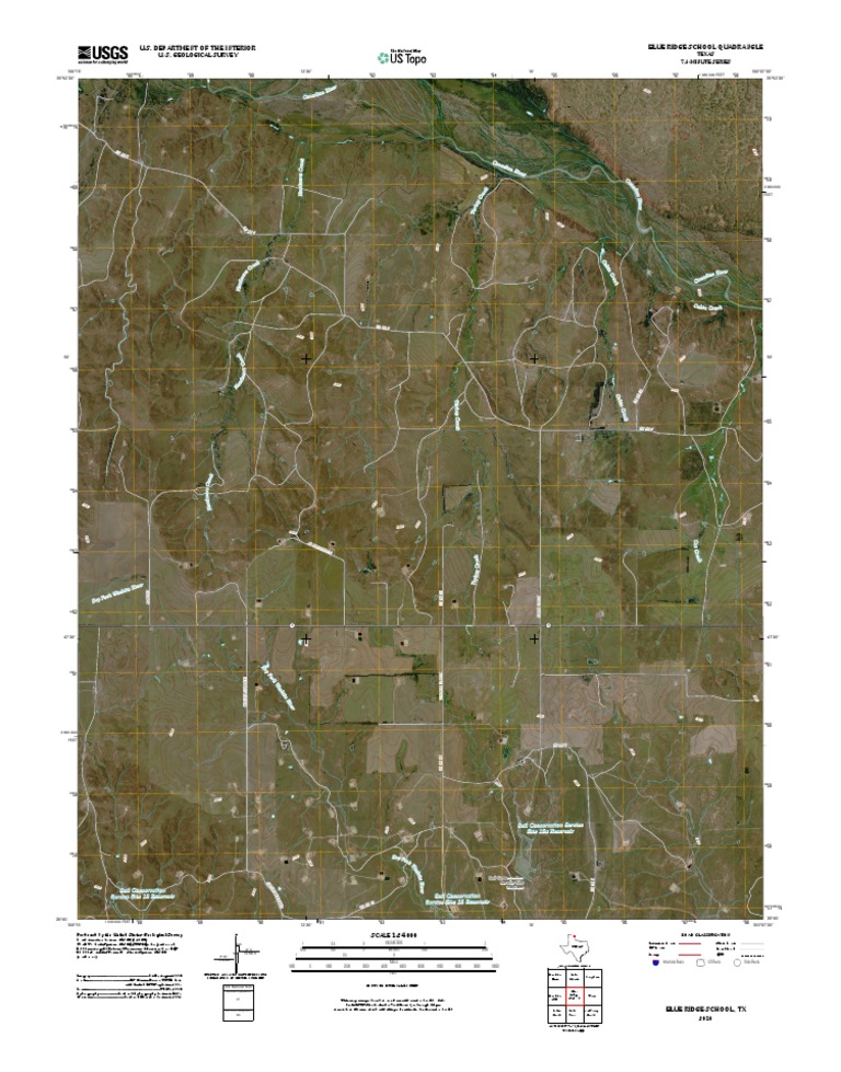 Texas 7.5-Minute Quadrangle Map | PDF | United States Geological Survey ...