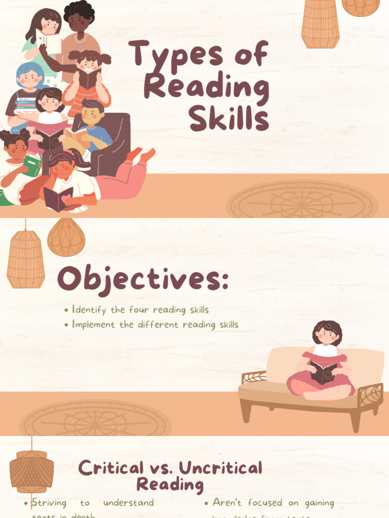 Types of Reading Skills | PDF