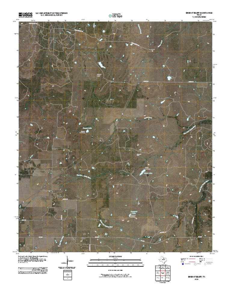 Topographic Map of Bobcat Bluff PDF