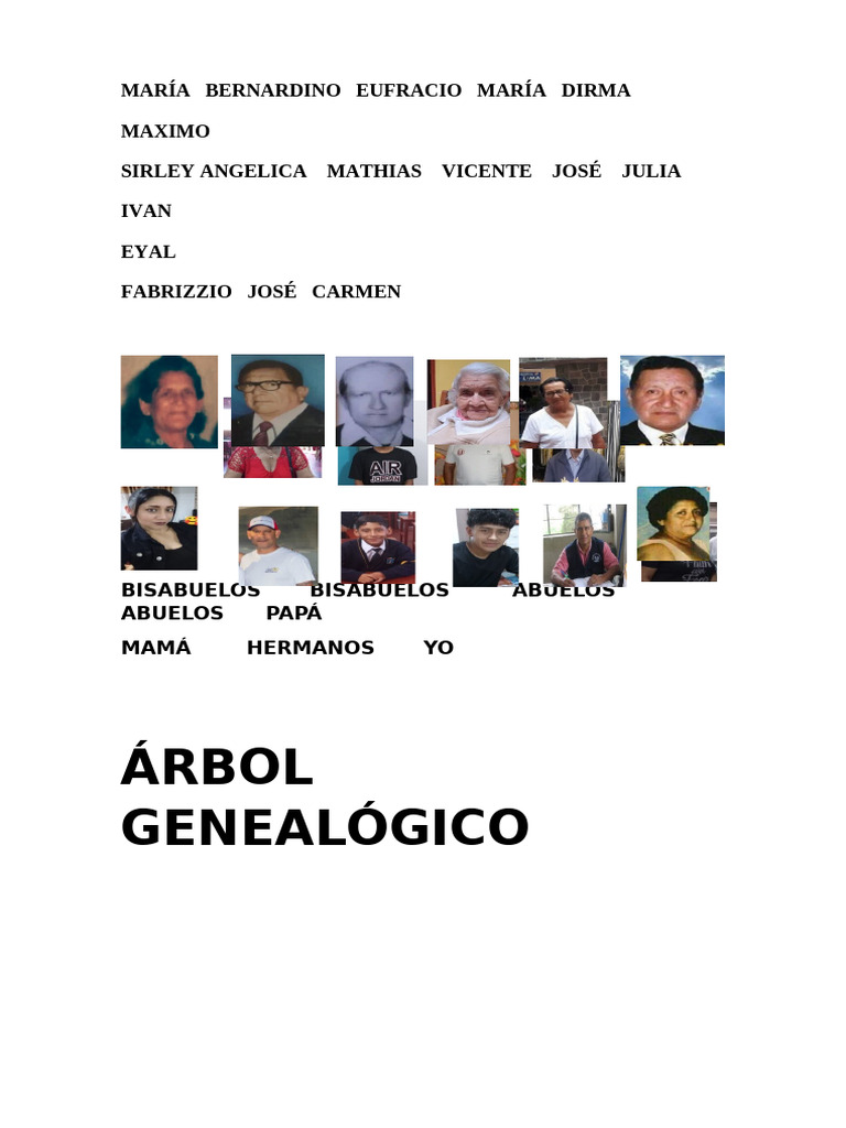 Arbol Genealogico | PDF