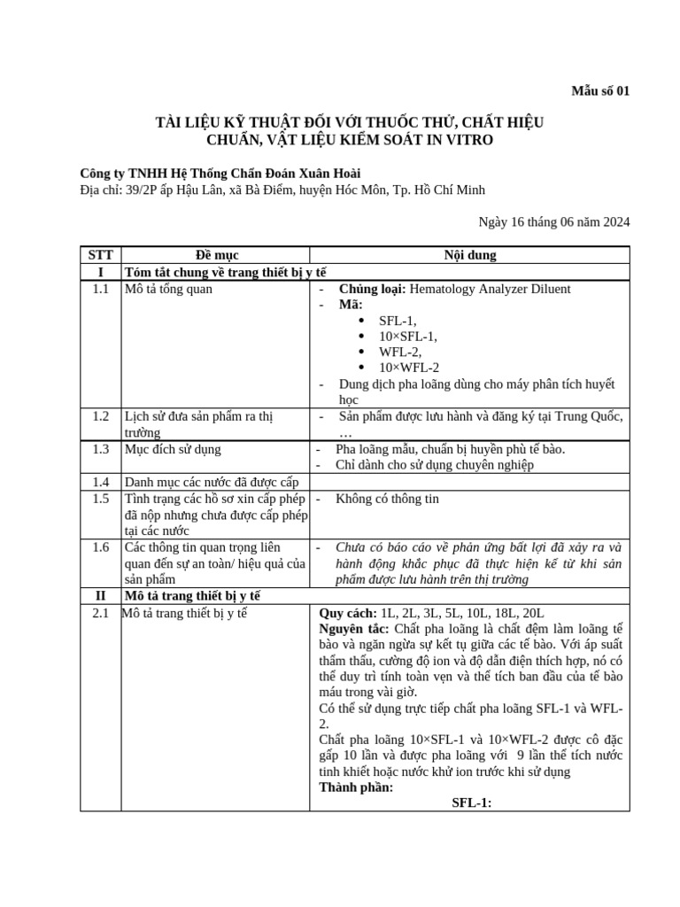 TLKT Diluent | PDF