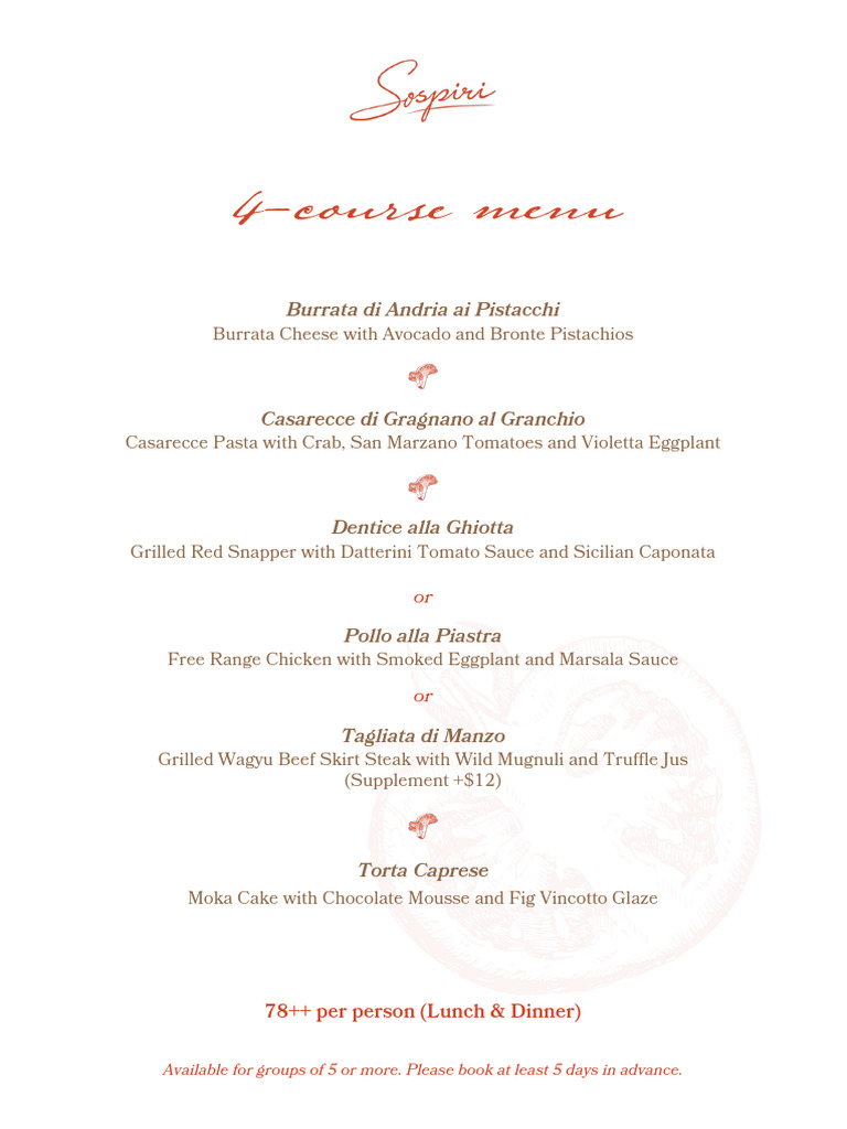 4 Course+Menu | PDF
