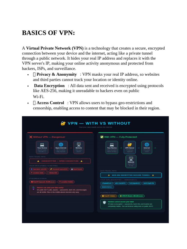 VPN Seminar Report | PDF | Virtual Private Network | Encryption