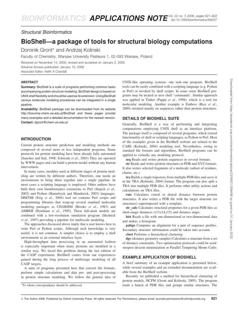 Bioshell 2005 | PDF