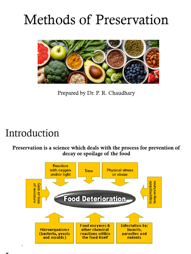 Methods of Preservation | PDF | Food Preservation | Sterilization ...
