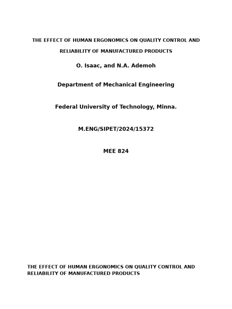 Isaac Assignment-1 | PDF | Reliability Engineering | Cognition