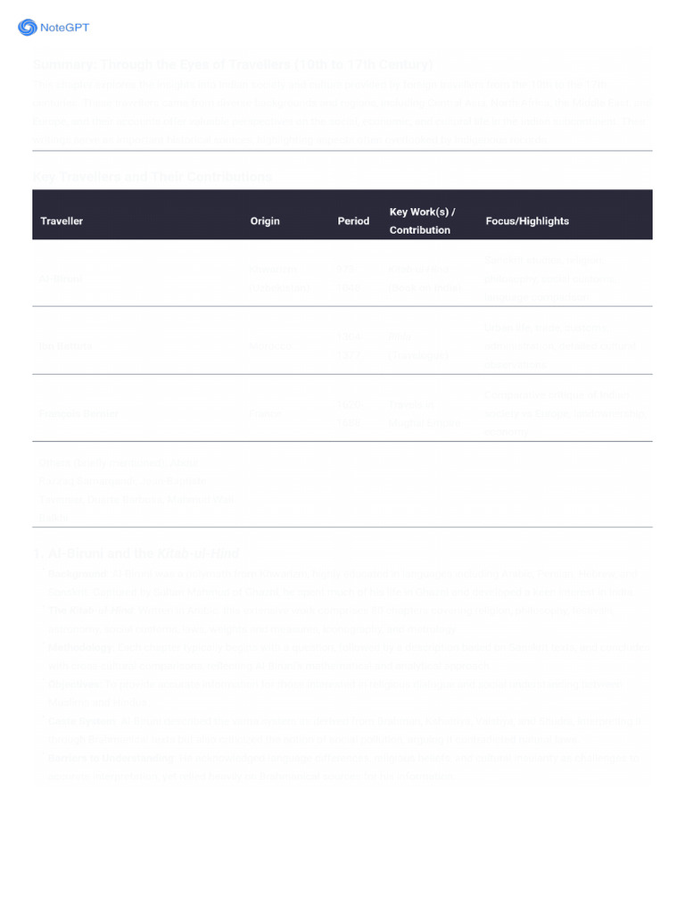 NoteGPT Summary Chapter 1 PDF | PDF