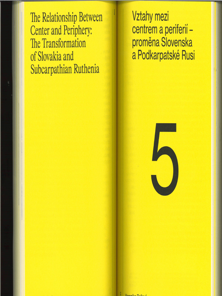 Rollová - The Relationship Between Center and Periphery | PDF