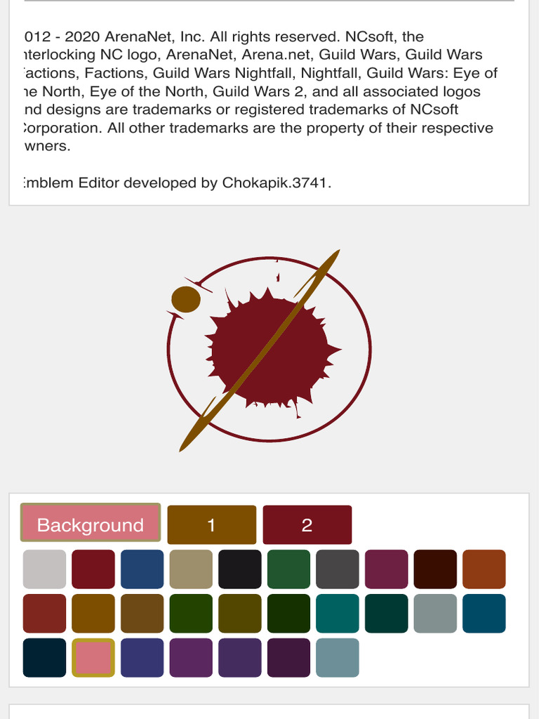 Guild Emblem Editor - Nailek 6 | PDF
