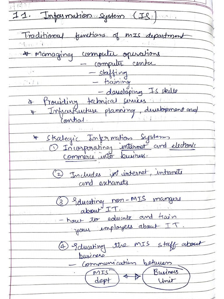 Module 1 MIS | PDF