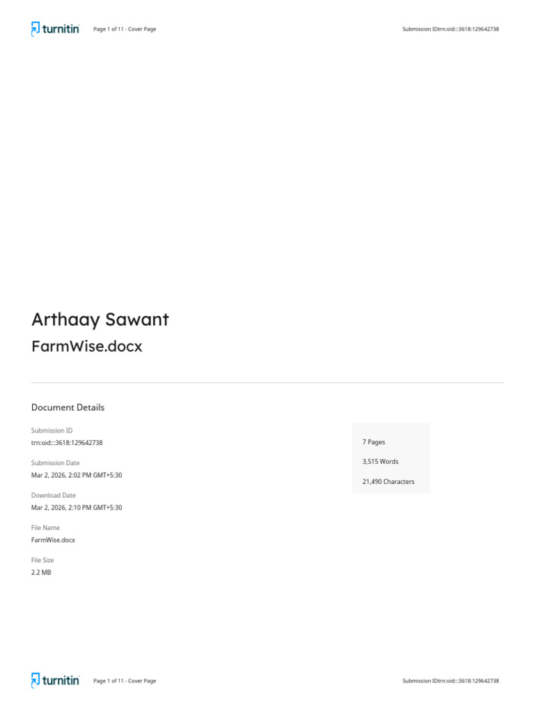 FarmWise PDF | PDF