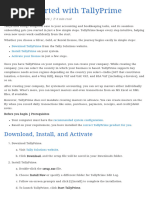 TallyPrime Audit Features Overview | PDF | Audit | Computing
