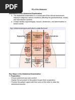 Abdominal Exam Techniques for Appendicitis | PDF