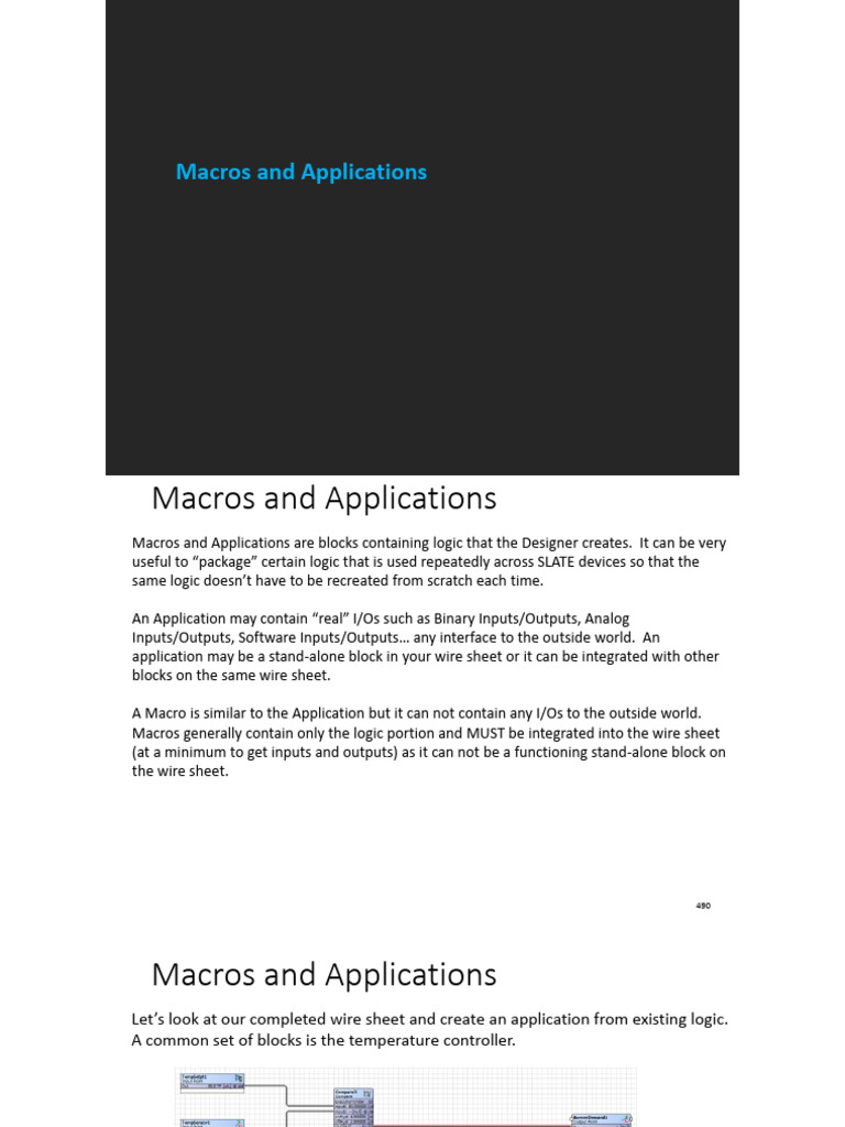 Macros and Applications | PDF | Macro (Computer Science) | Computer ...