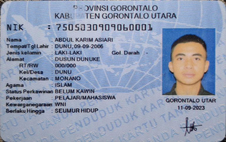 KTP Abdulkarim | PDF