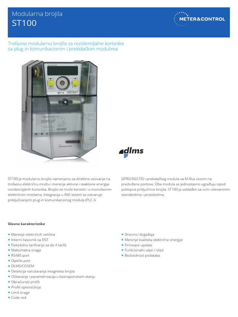 MC ST100 SR | PDF