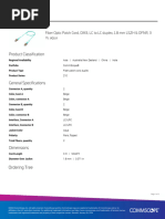 Fiber Optic Patch Panel Specifications | PDF