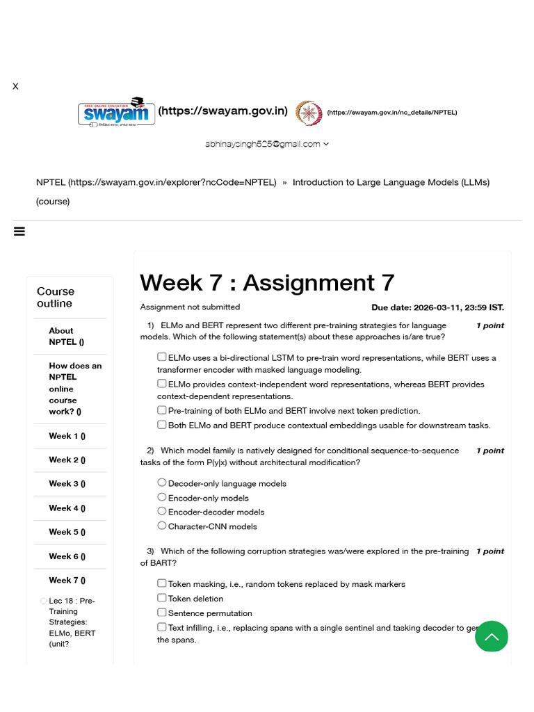 Introduction To Large Language Models (LLMS) - Unit 9 - Week 7 | PDF ...