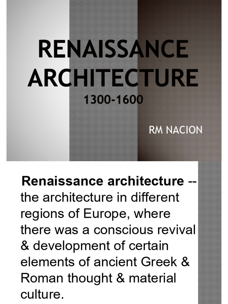 Arha2 Lec03 Renaissance | PDF | Renaissance | Michelangelo