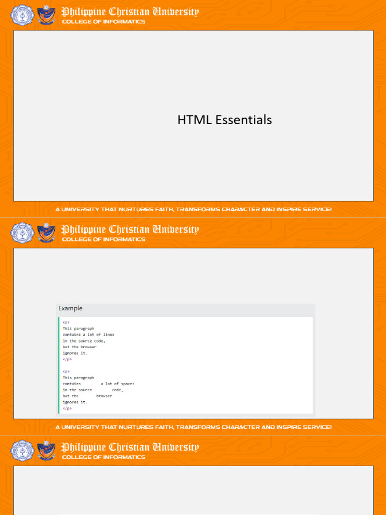 Lesson 2 - HTML Essentials | PDF