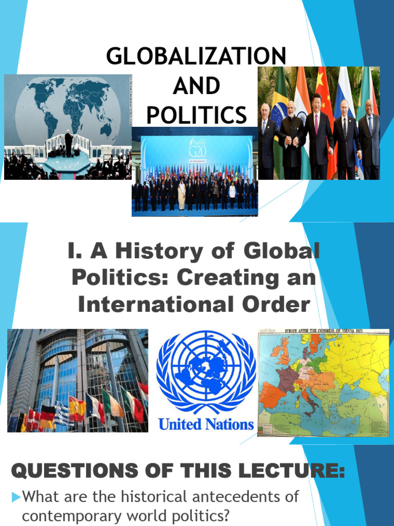3.3.1.lesson Globalization and Politics Edited | PDF | Non Governmental ...