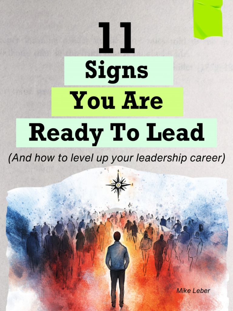 11 Signs You Are Ready To Lead | PDF