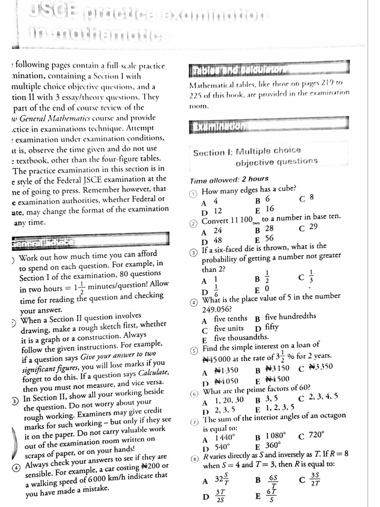 JSCE Questions | PDF