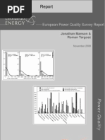 European Power Quality Survey Report