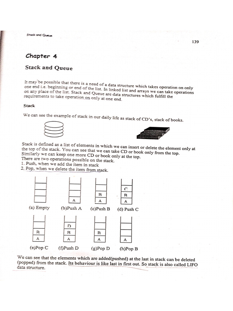 Mca 101 of C and Ds Unit 3 Stack and Queue 6 Dec 2025 1-58 PM | PDF