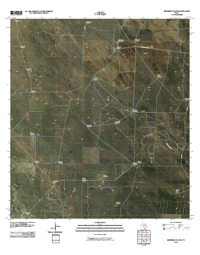 Borregos Ranch Quadrangle Map 2010 | PDF