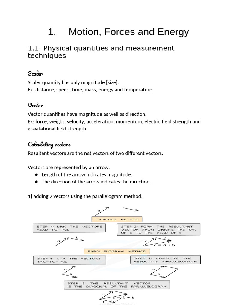 Motion, Forces and Energy | PDF | Force | Acceleration
