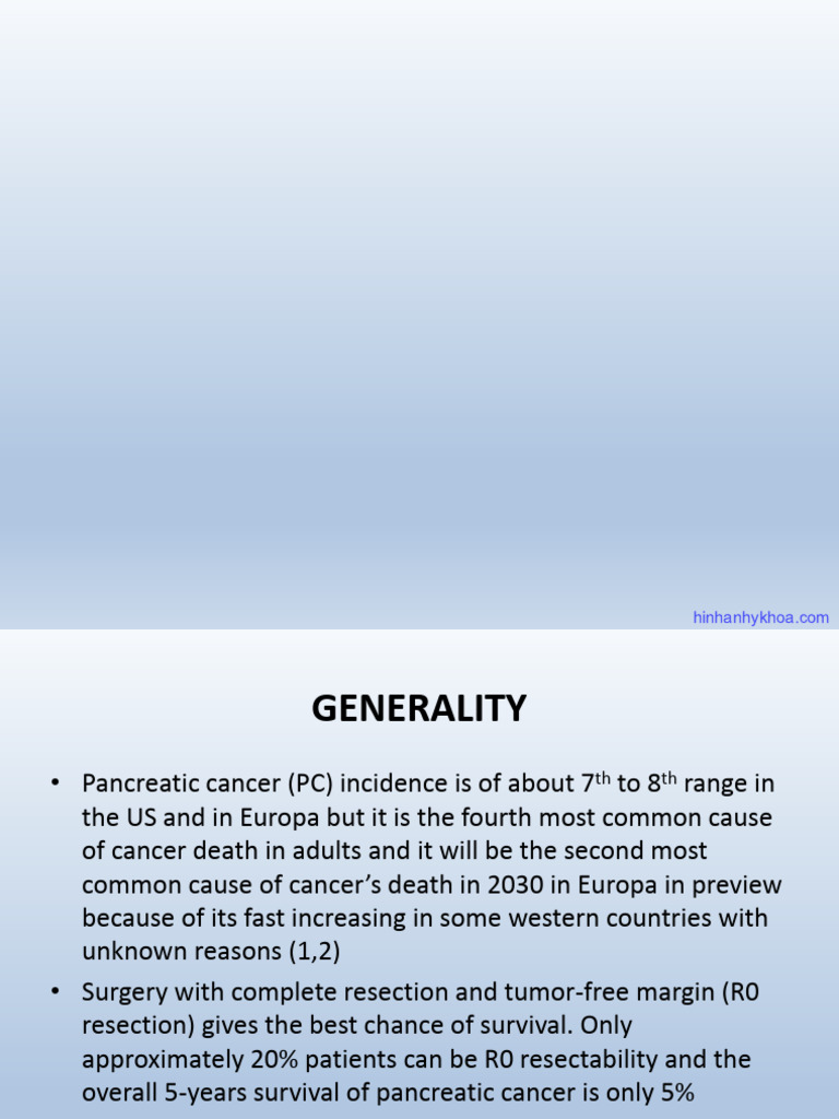 Pancreatic Adenocarcinoma - From Diagnosis To Treatment | PDF ...