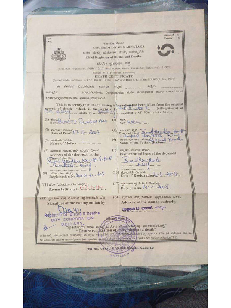 Subbarao Death | PDF