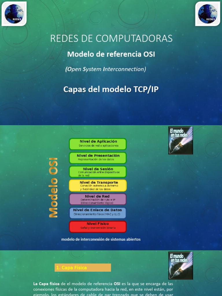 Modelo de Capas Osi y TCP | PDF | Red de computadoras | Paquete de red
