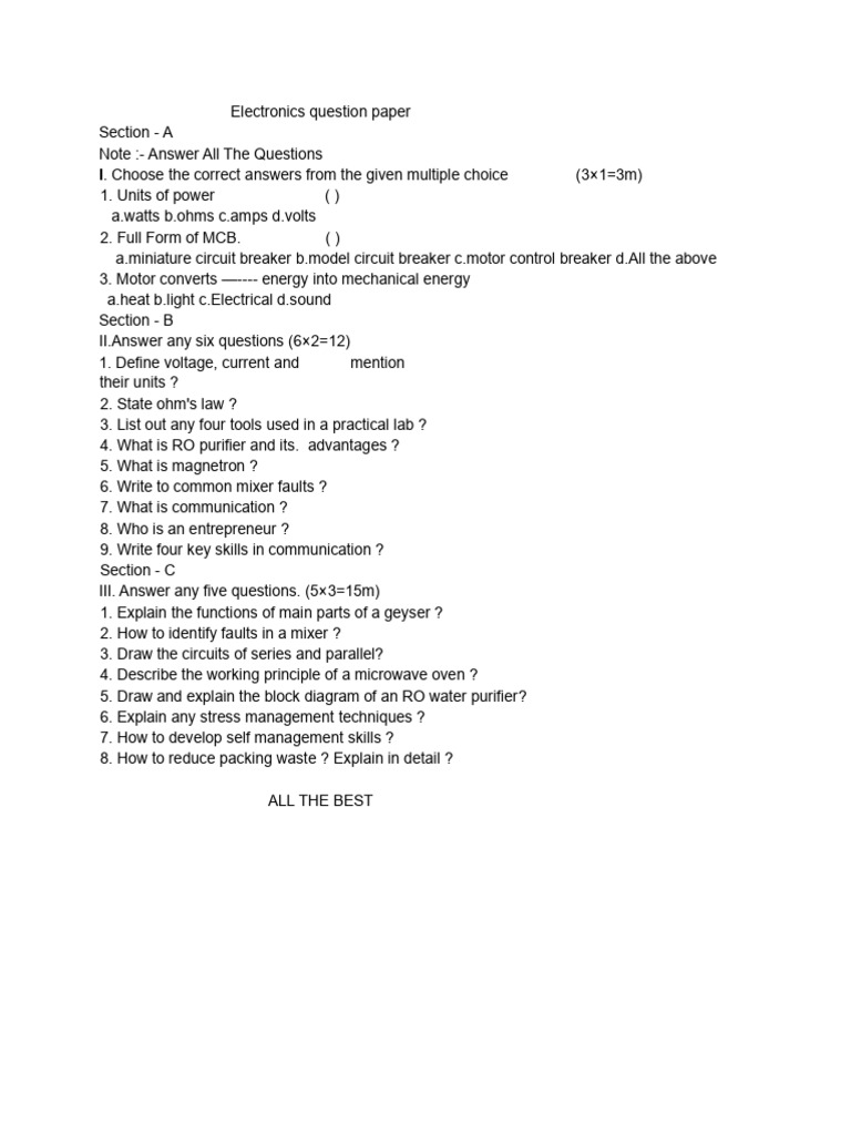 Electronics Paper | PDF