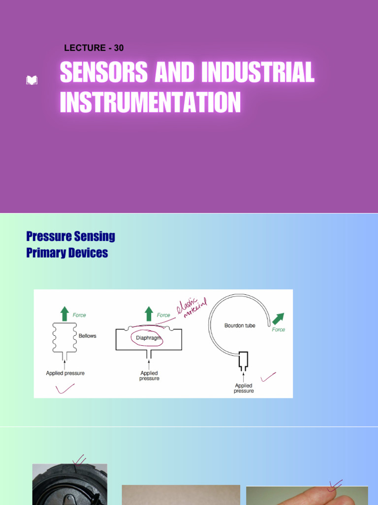Lecture - 30 - Measurement of Pressure 3 | PDF