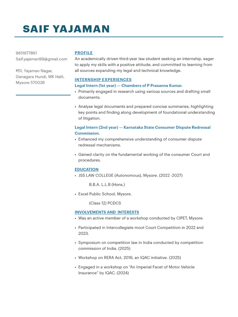 CV 2025 | PDF | Intelligence | Cognition
