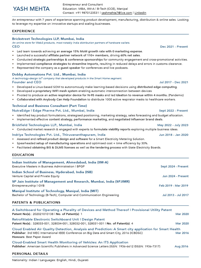 Mehta Yash Apurva1741435561 | PDF | Business